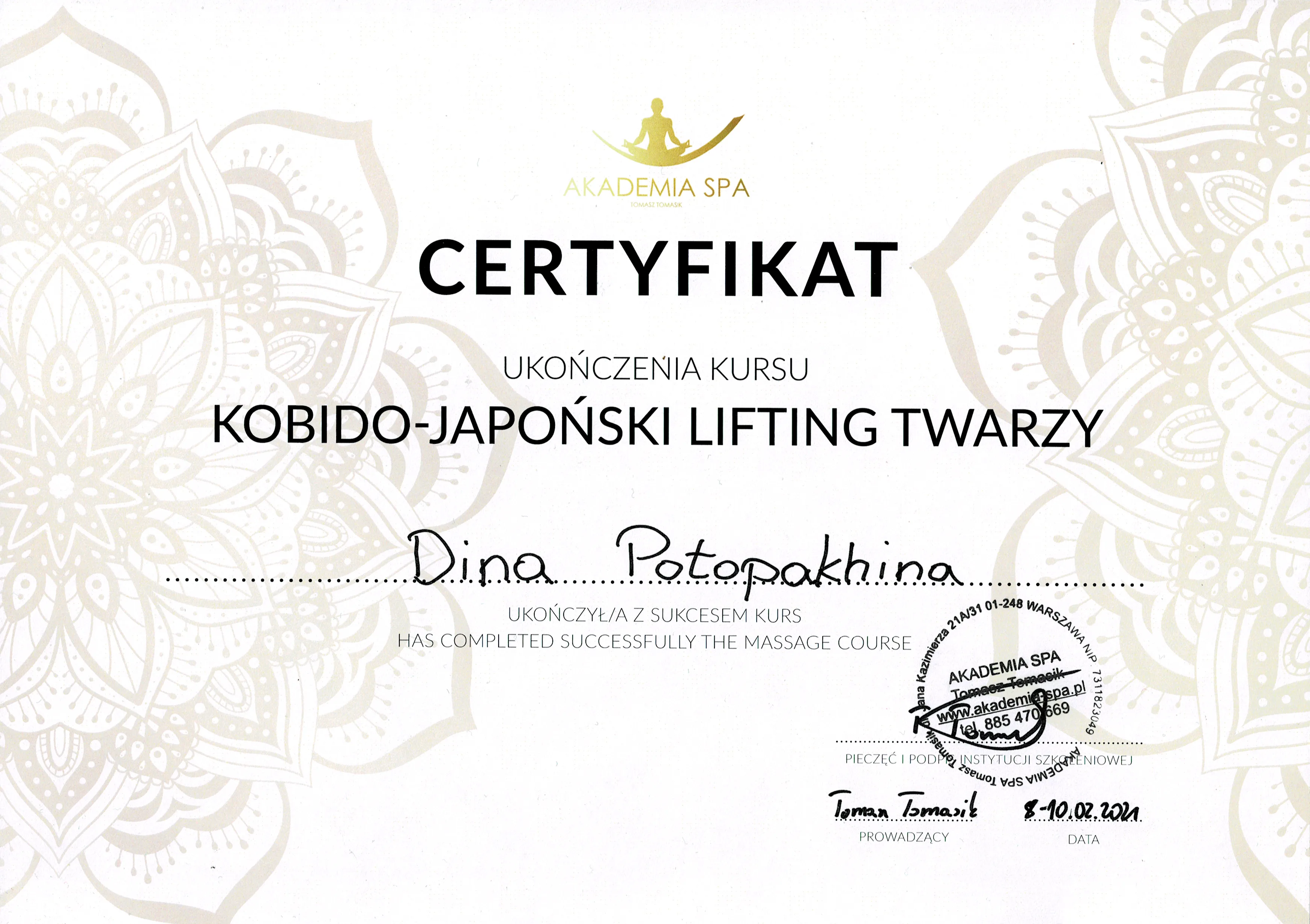 certifikat